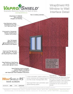 WrapShield RS Window to Wall Interface